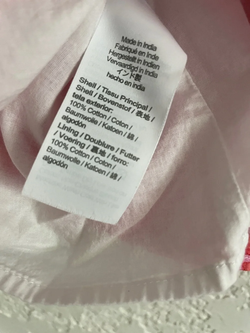 Jcrew Crewcuts Floral Cotton Babydoll Top L 10/11 - Picture 6 of 6